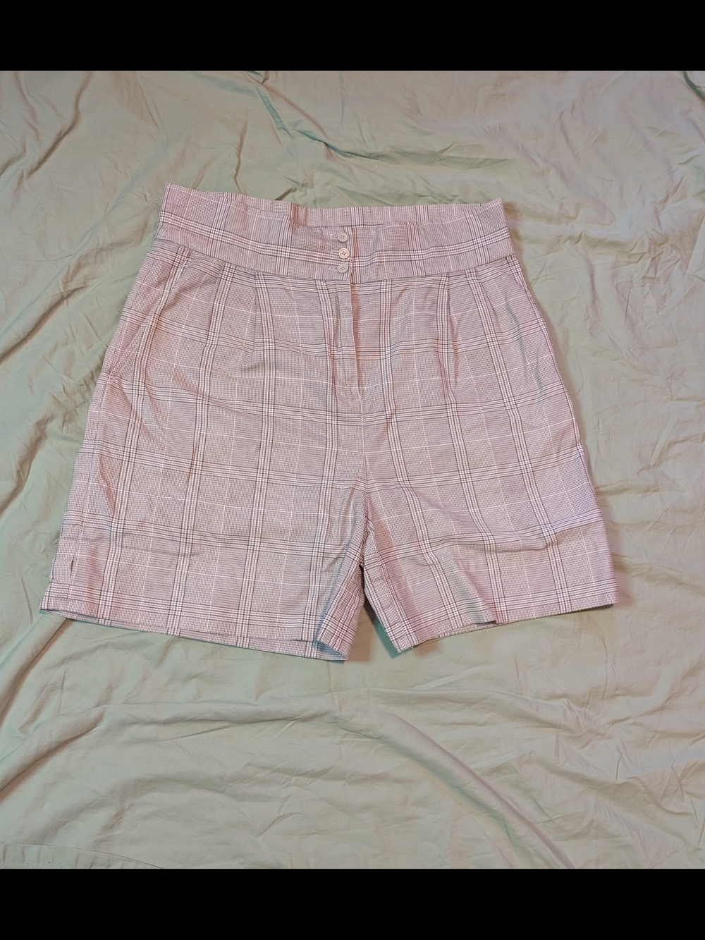 Liz Claiborne Golf Shorts, Plaid Bermuda Shorts, Size 12